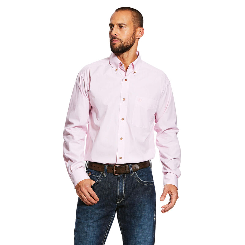 Camisas Ariat Pro Series Dayne Mini Stripe Rosas Claro Hombre - Chile 654-UOVGTK